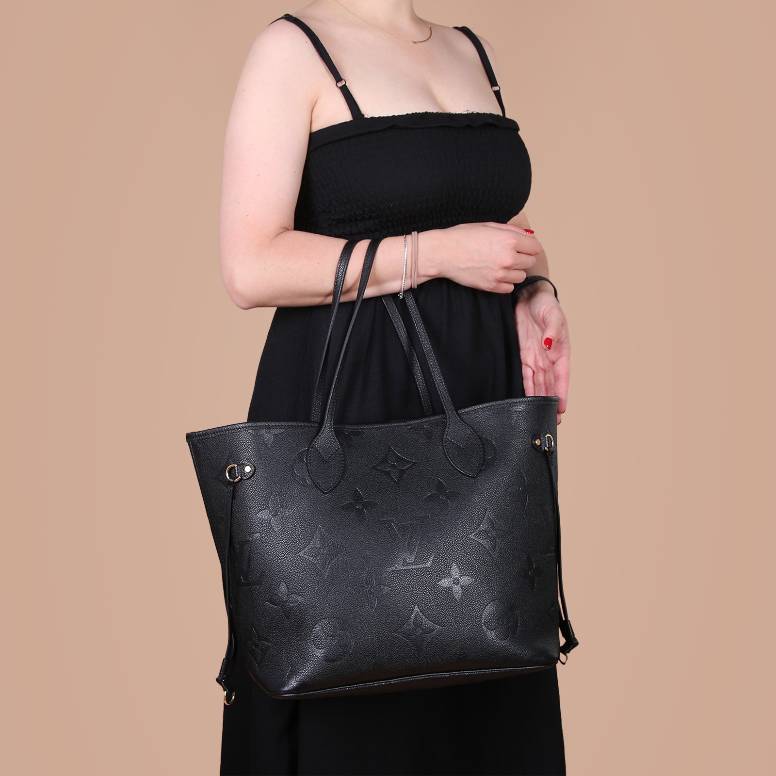 Lv neverfull mm black outlet