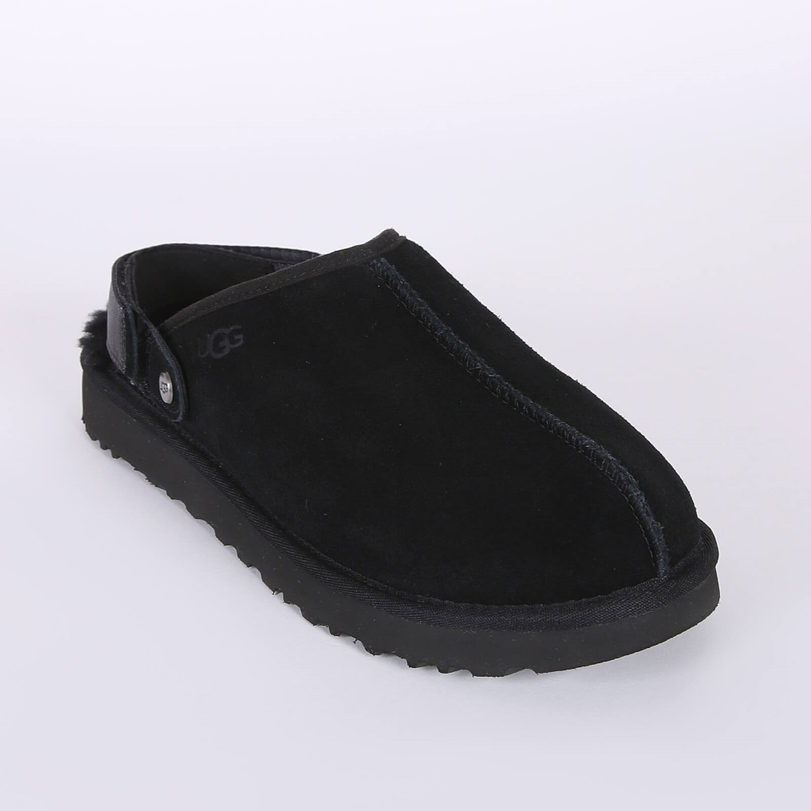 UGG Lanah Suede Clogs Black 39 www.luxurybags