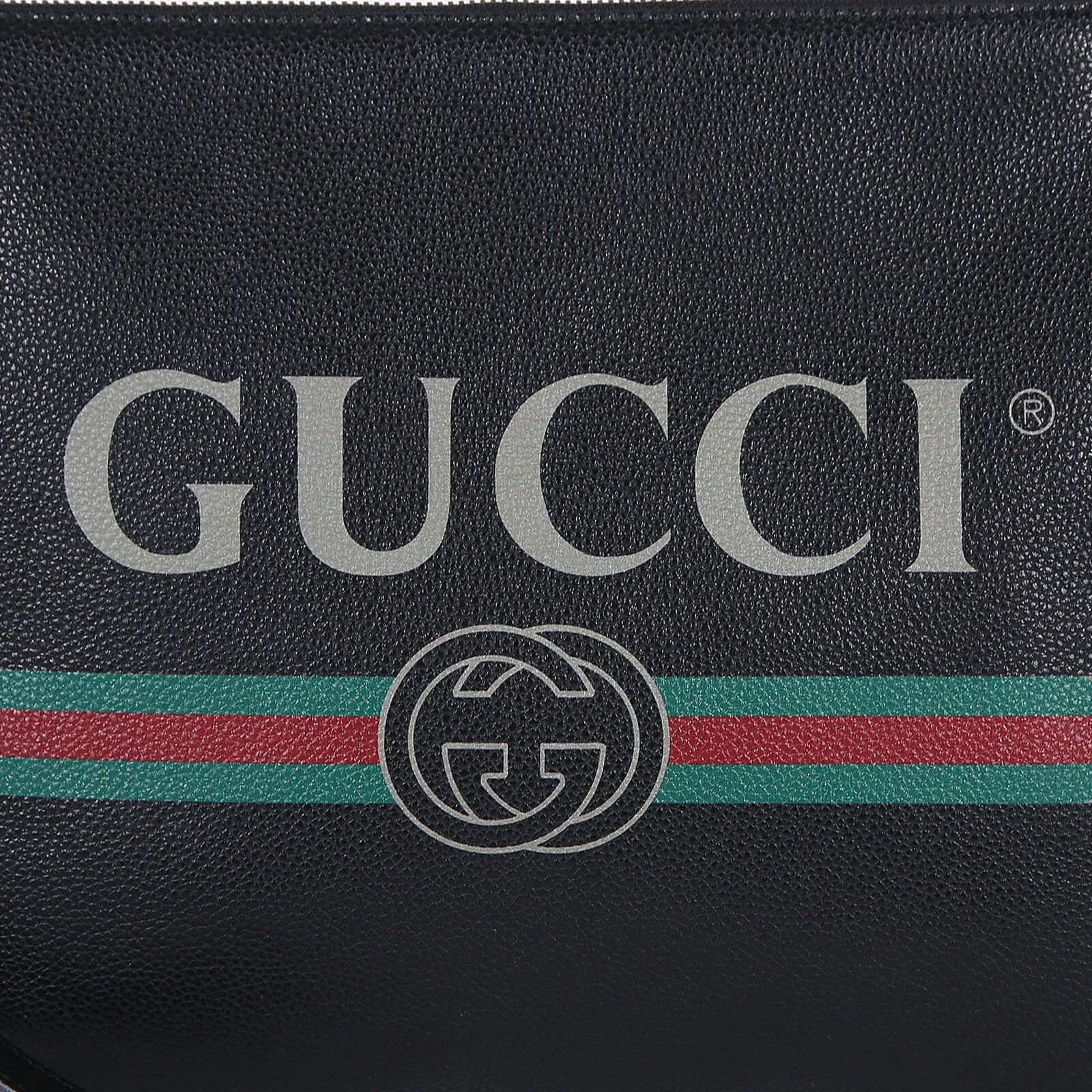 Gucci print pouch best sale